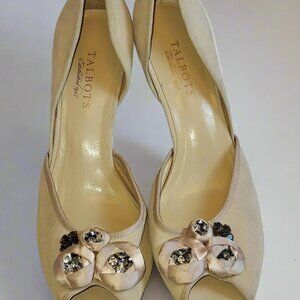 Talbot Suede Heels - Size 9 1/2